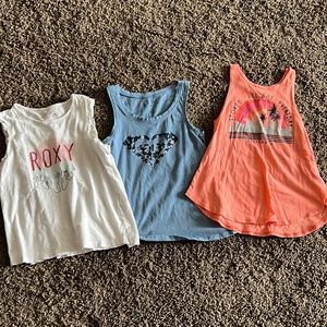 ROXY & BILLABONG • girls tank top lot